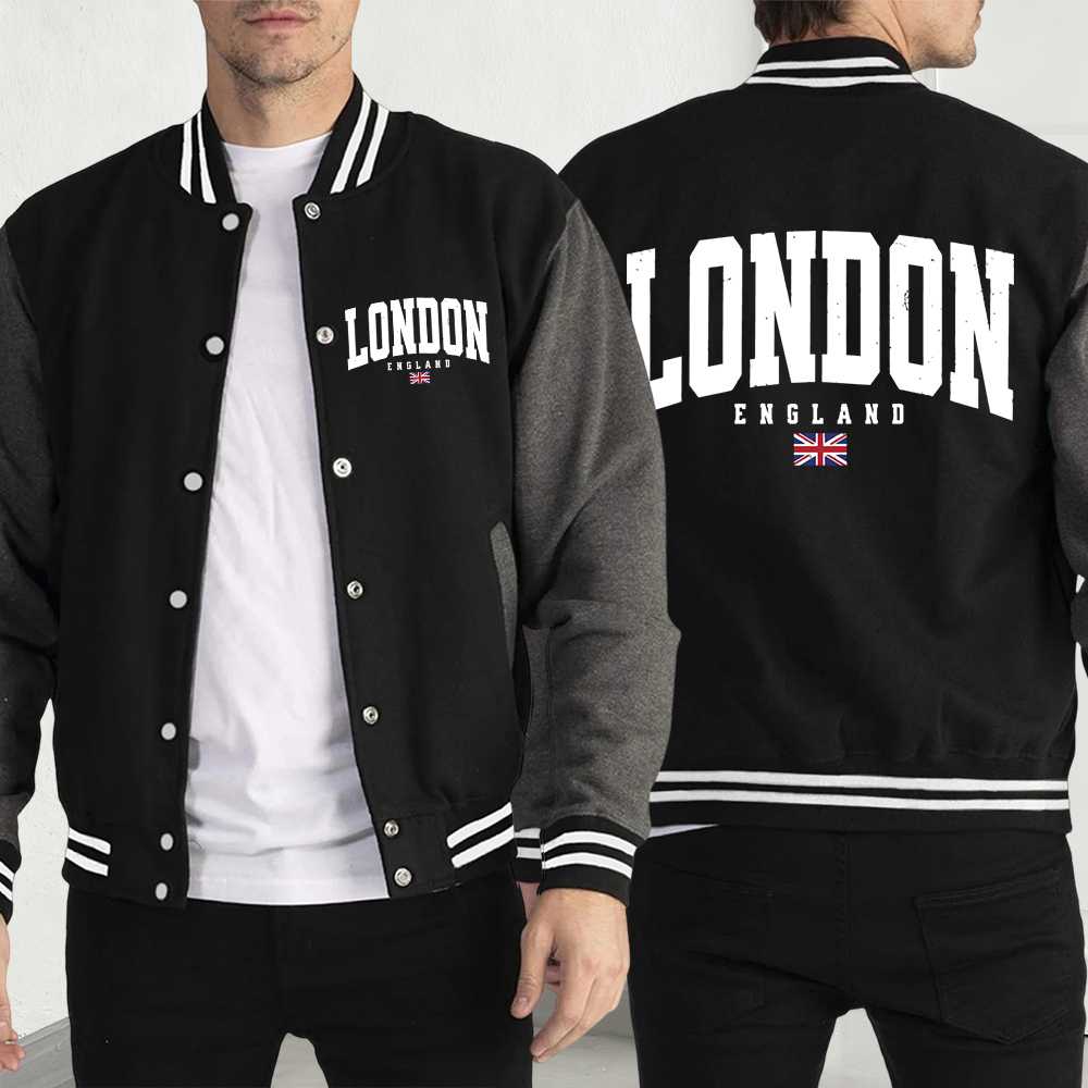 Winter Clothing London - Londres Angleterre Drapeau Hommes Vestes Nouveaux
