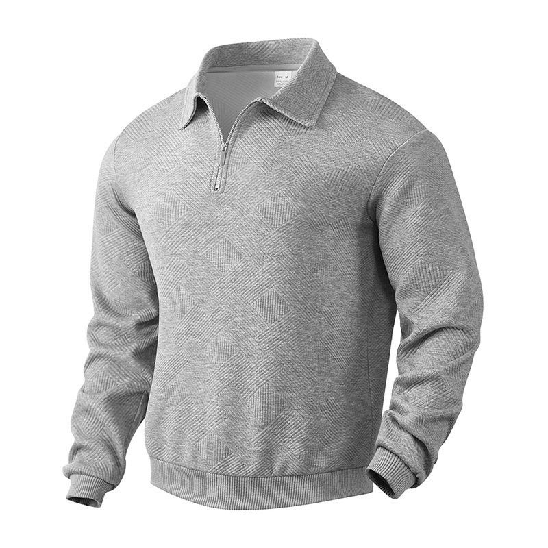 Winter Clothing Taiwan - Sweat-shirt jacquard à manches longues et