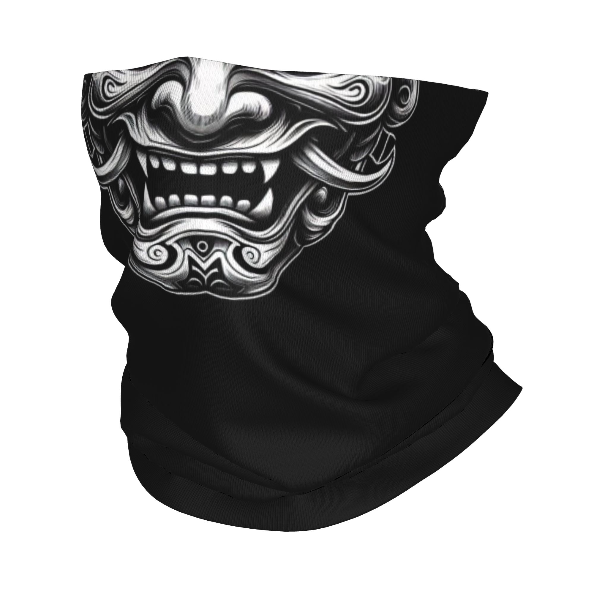 Neck Gaiter Fleece - Bandana personnalisé samouraï Oni Demon pour