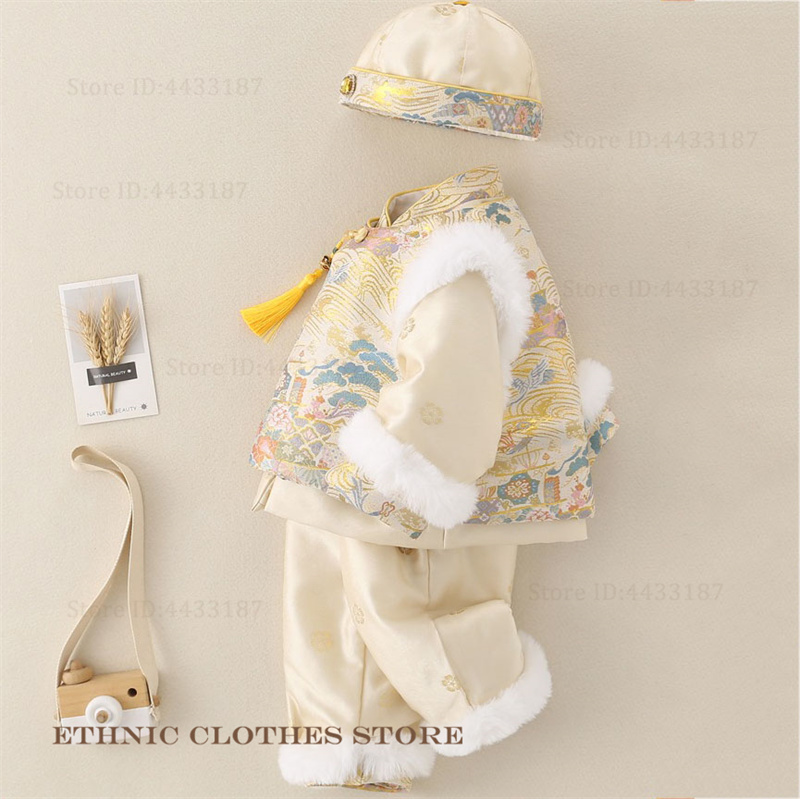 Winter Clothing Baby Boy - Costume Tang pour garçons de cent