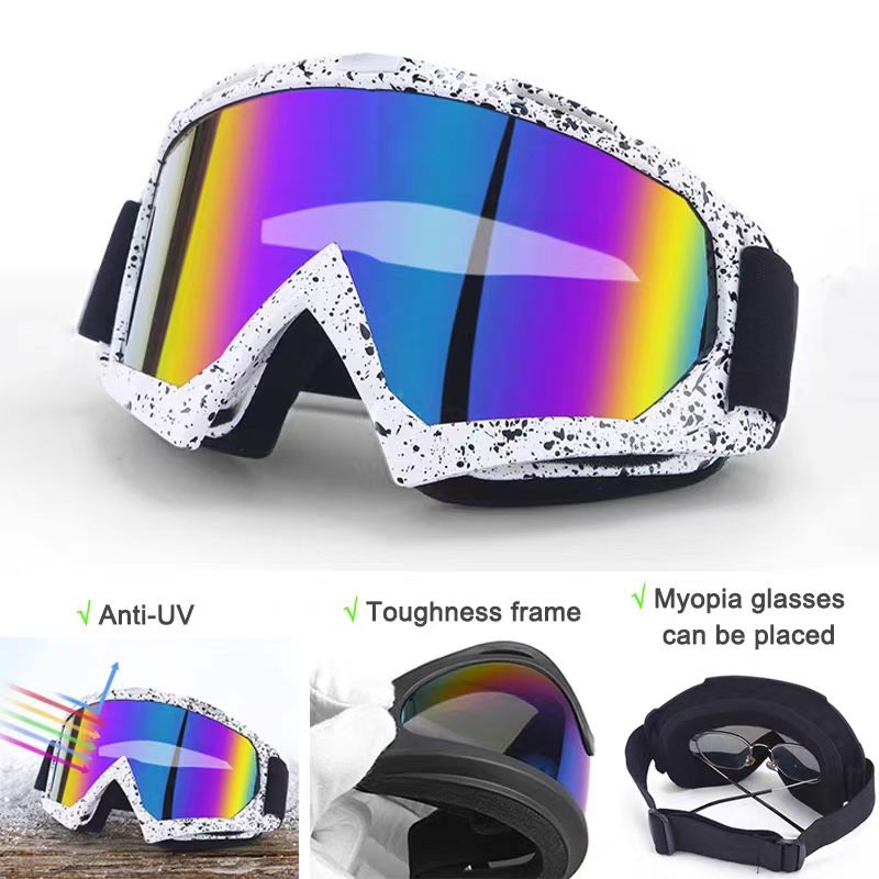 Snow Goggle Uv - Lunettes de casque surdimensionnées pour hommes