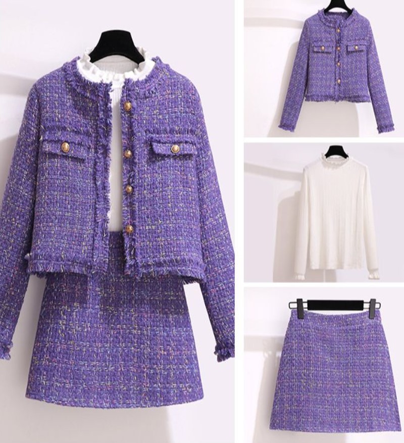 Jack Winter Clothing - Ensemble trois pièces élégant en tweed