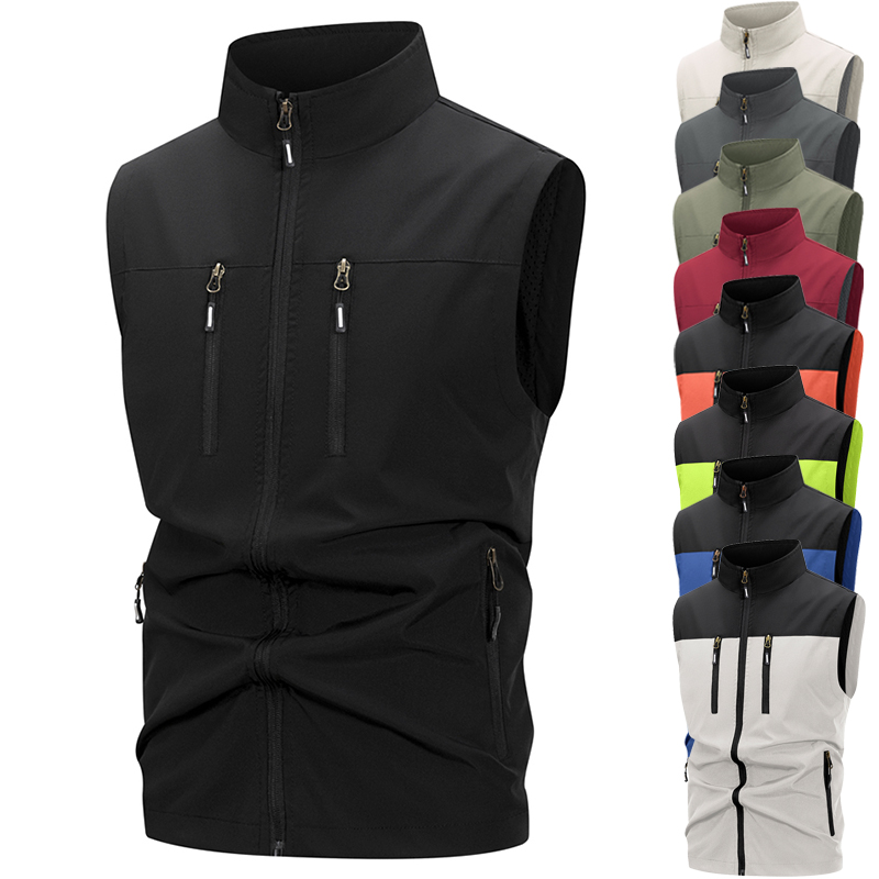Winter Clothing Hiking - Gilet Softshell léger pour hommes avec