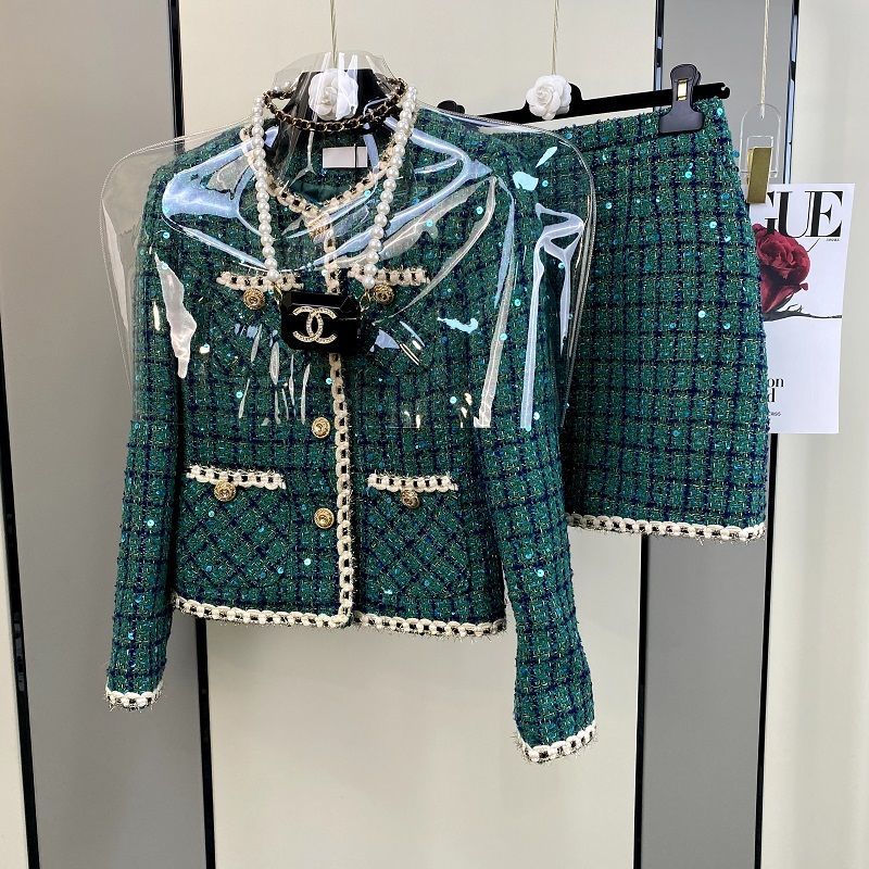 Jack Winter Clothing - Veste en tweed vintage pour femme,