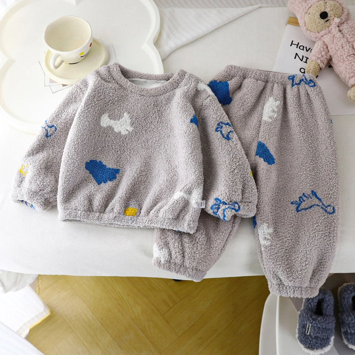Winter Clothing Baby Boy - Pyjama Épais et Chaud à Col