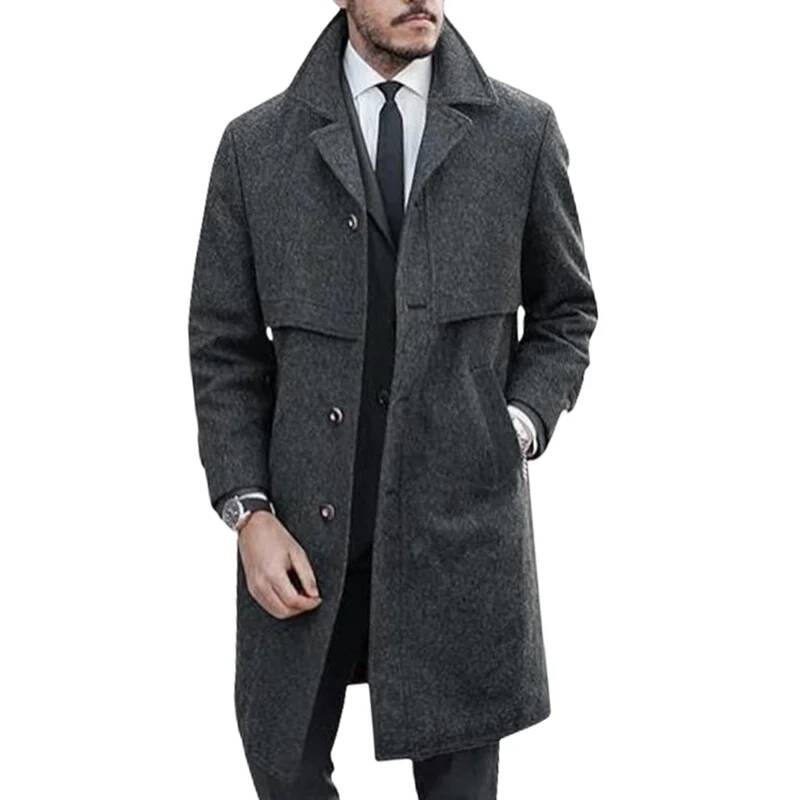 Winter Clothing Taiwan - Manteau à revers pour homme, style