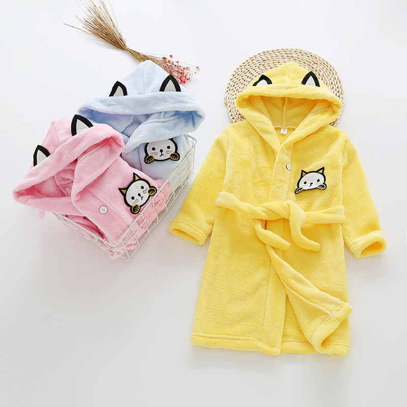 Enfants dessin animé chat Robe - Winter Clothing Baby Boy avis et prix
