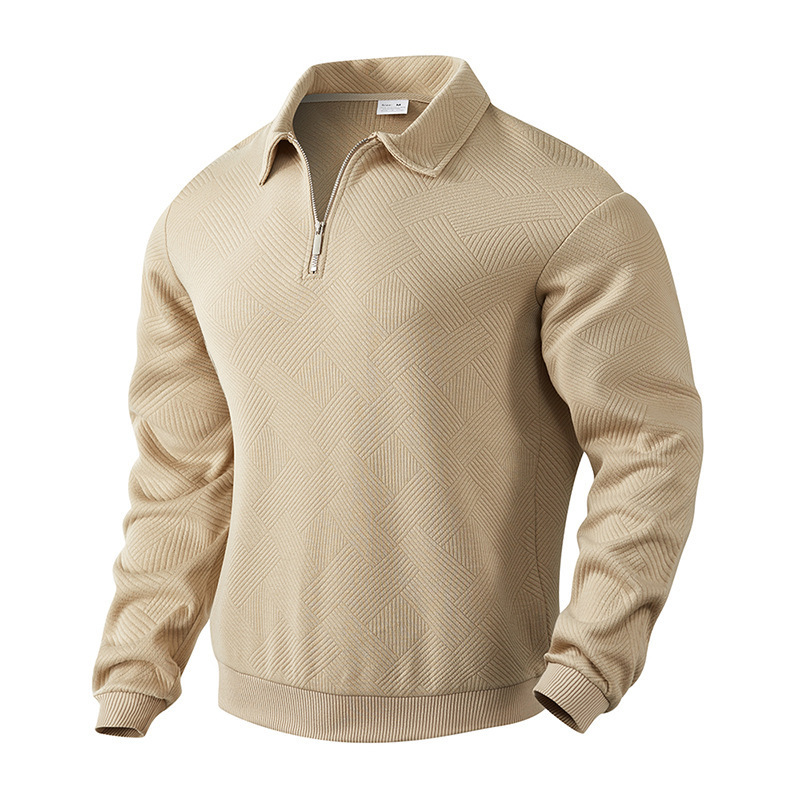 Sweat-shirt jacquard à manches - Winter Clothing Taiwan avis et prix