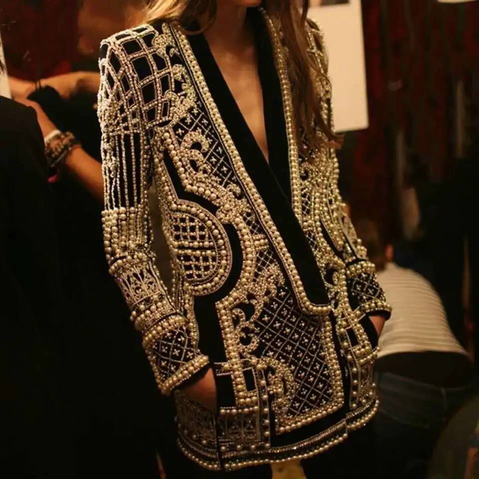 Veste blazer à col en V avec p - Winter Clothing Taiwan avis et prix