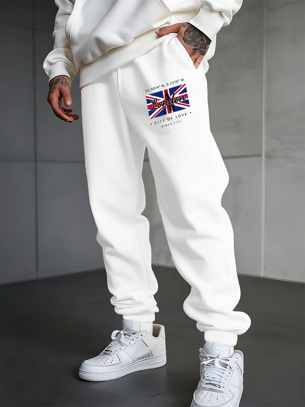Londres ville d'amour drapeau  - Winter Clothing London avis et prix