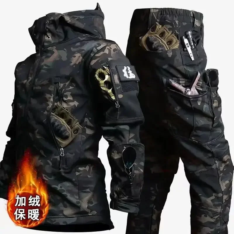 Veste à capuche épaisse en pea - Winter Clothing Hiking avis et prix