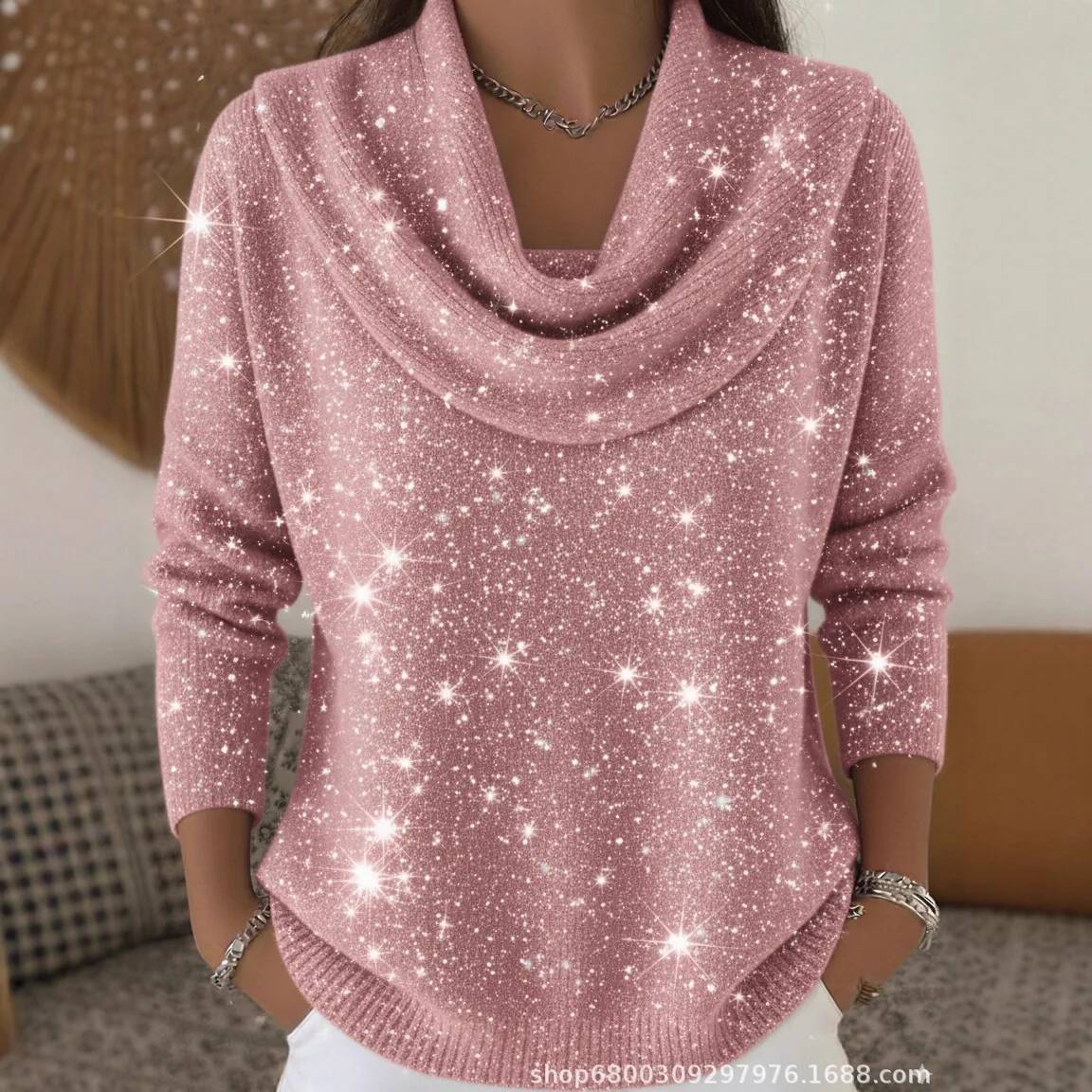 Pull en maille à paillettes te - Winter Clothing Taiwan avis et prix