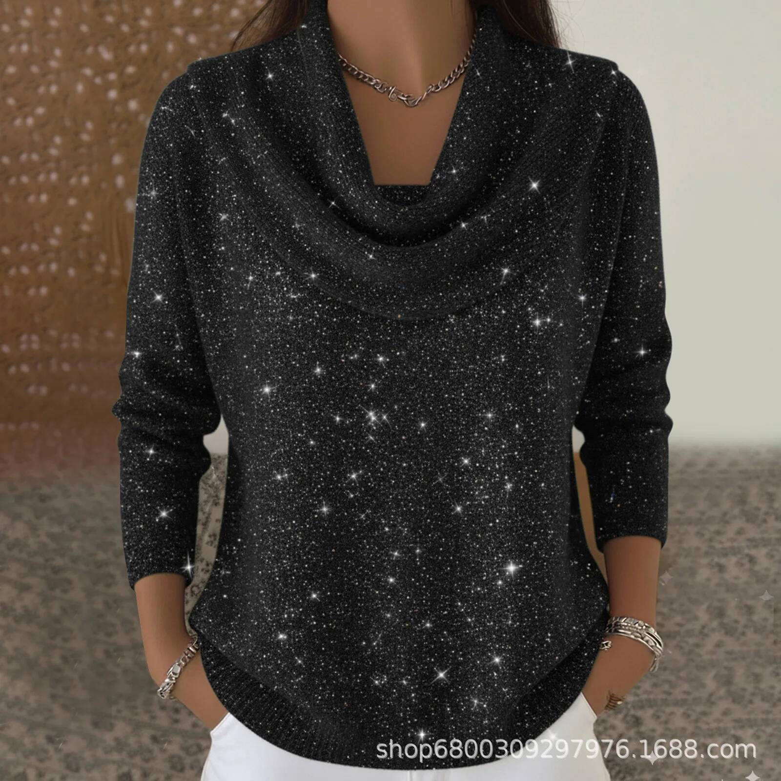 Pull en maille à paillettes te - Winter Clothing Taiwan avis et prix