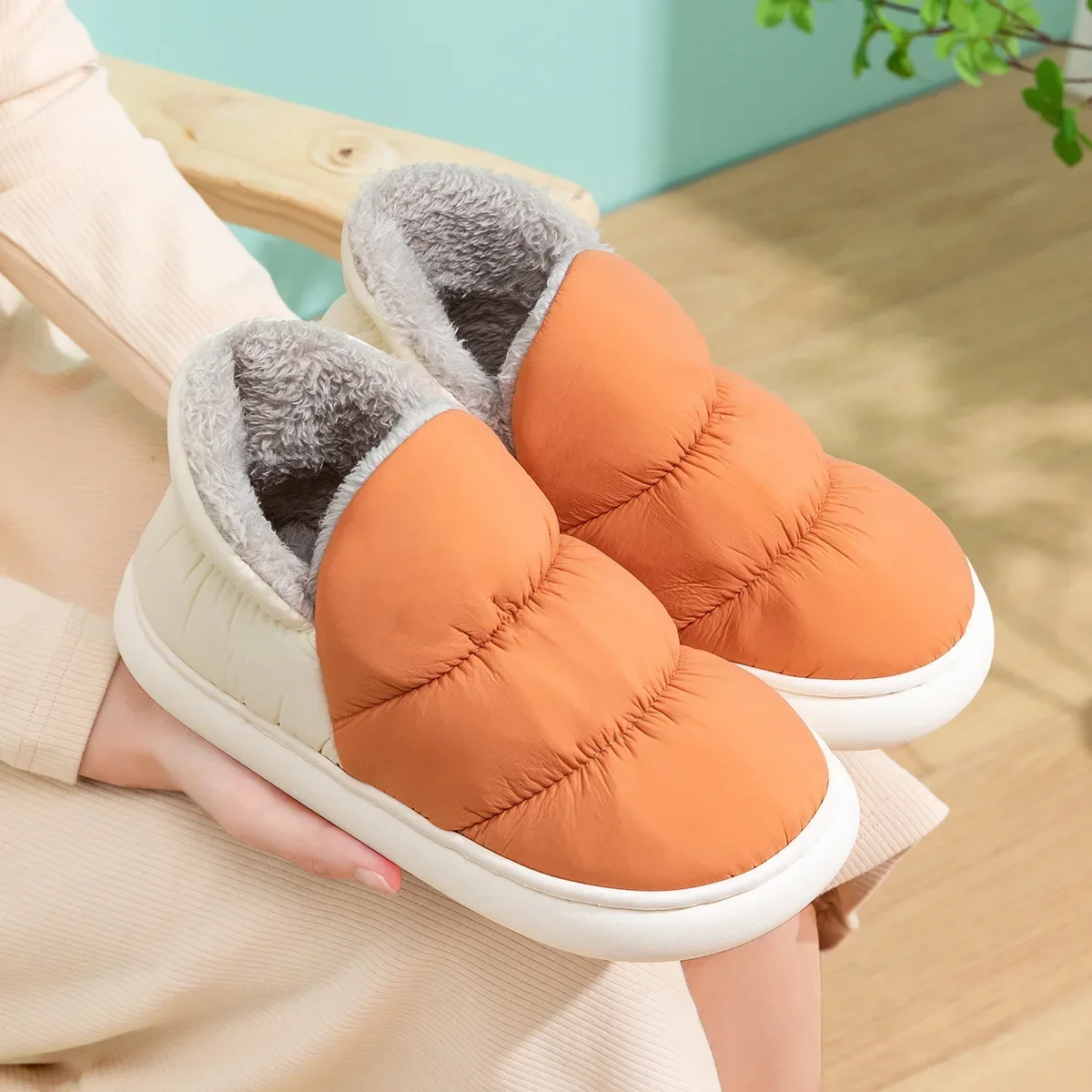 Pantoufles d'hiver en tissu im - Winter Cloth avis et prix