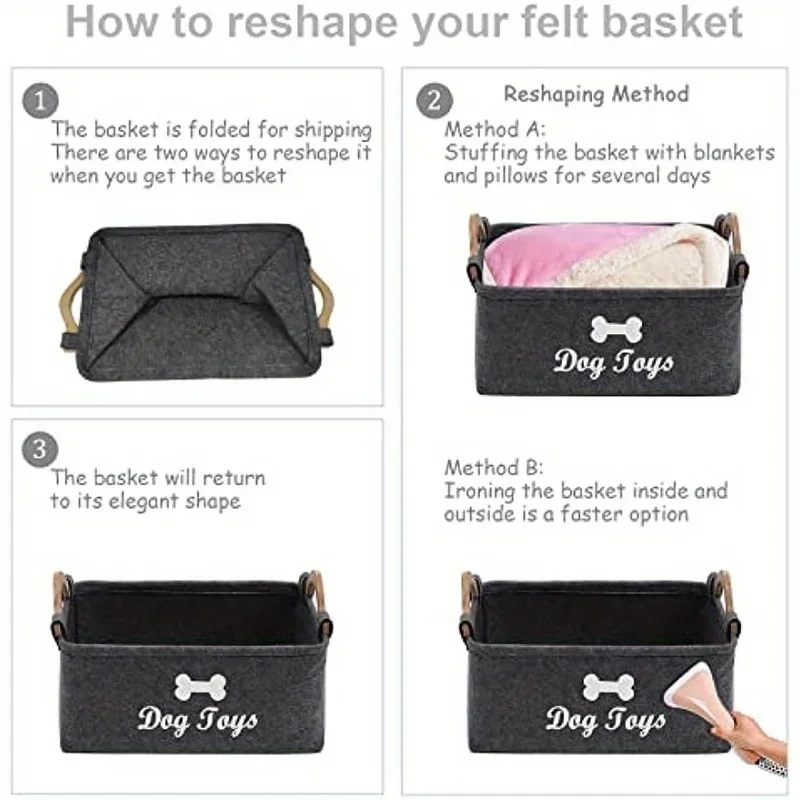 Boîte à jouets en feutre pour  - Winter Clothing Organizer avis et prix